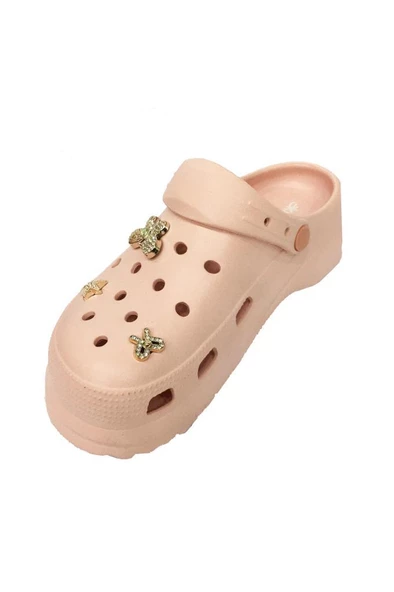 Akınal E428-24  Medical Sabo Taşlı Kadın Terlik Somon - Resim 2