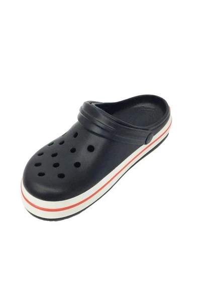 Akınal E195-24 Medical Sabo Kadın Terlik Lacivert Beyaz Kırmızı - Resim 2