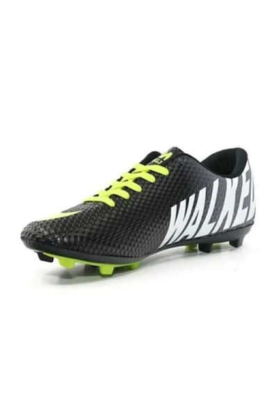 Walked 435-23 Tx Futbol Erkek  Çocuk Çim Kramponu 31-35 Siyah Sarı - 2