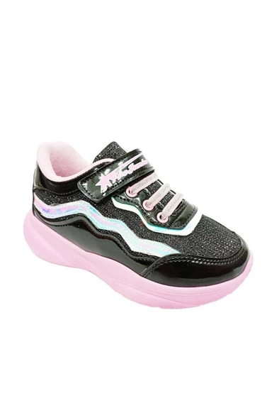 Pro Kids 2202-P Simli Deri Kız Çocuk Sneakers Ayakkabı - 7