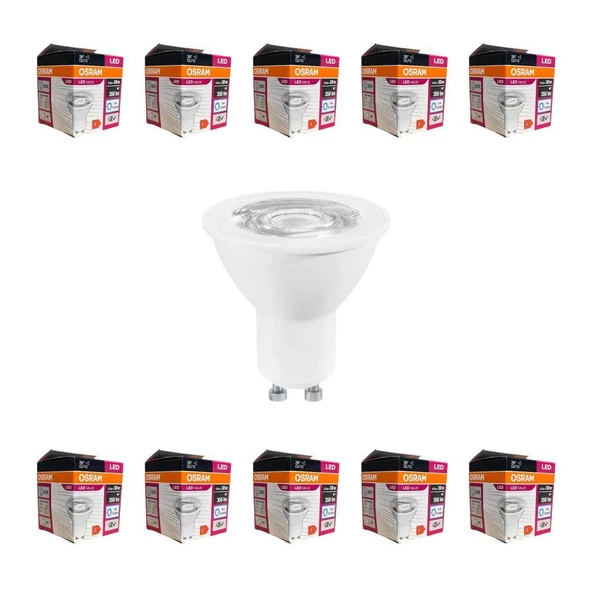 Osram Led Value 4,5W Beyaz Işık Gu10 Duy 350lm 10 lu Paket