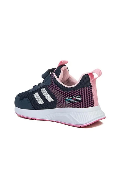 Ndrops 05 Anorak Çocuk Sneakers Ayakkabı 31-35 Lacivert Pembe - 2