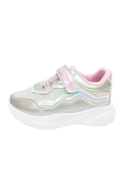 Pro Kids 2202-P Simli Deri Kız Çocuk Sneakers Ayakkabı - 5