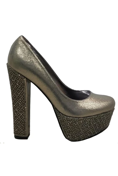 Smilee 5227 Platform Topuklu Kadın Ayakkabı - 5