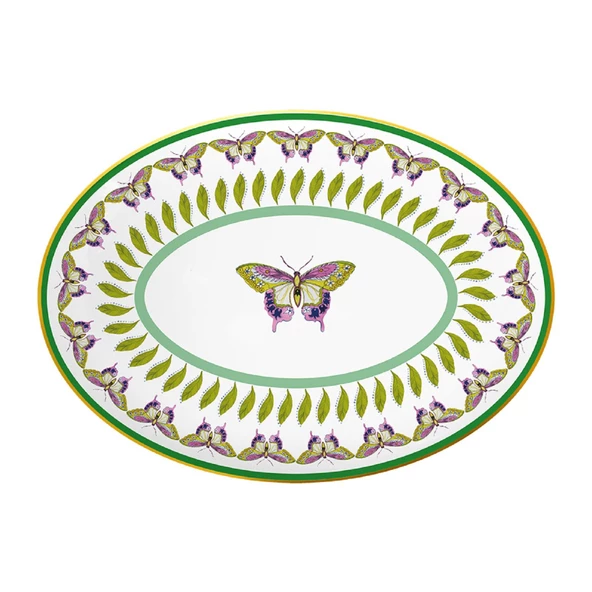 Baci Milano Amazzonia Oval Tabak 31 cm Porselen ürün görseli