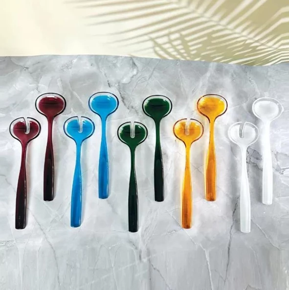 Guzzini Dolce Vita Salata Servis Seti Zümrüt 28cm - Resim 3