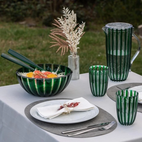 Guzzini Dolce Vita Salata Servis Seti Zümrüt 28cm - Resim 2