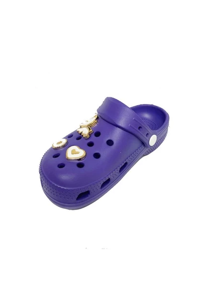 Lorin 2407-24 Sabo Taşlı Kız Çocuk Terlik 31-35 - 8