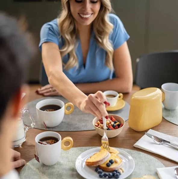 Guzzini Everyday Mug Hardal 9,7x8,4x12cm - Resim 2