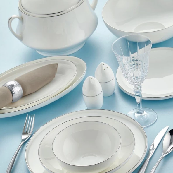 Royal London Bolivia Silver 60 Parça Yemek Takımı