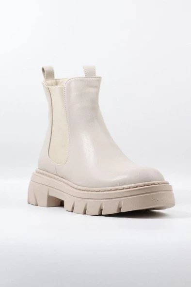 Fancy 203-24 Deri Postal Kar Kış Kadın Bot - 4