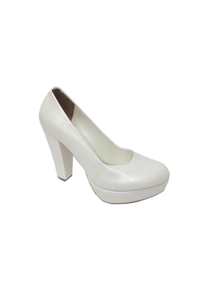 Aydemir 2042-21 Deri 30mm Platform Topuk Kadın Ayakkabı