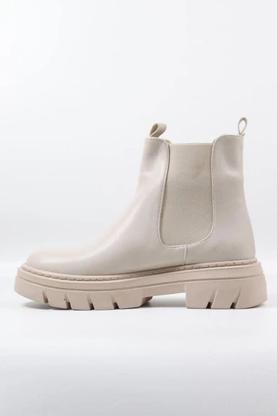 Fancy 203-24 Deri Postal Kar Kış Kadın Bot - 5