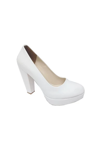 Aydemir 2042-21 Deri 30mm Platform Topuk Kadın Ayakkabı - 4