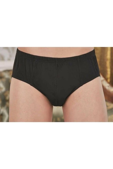 Berrak Erkek Slip Külot 3'Lü Paket - 1056  Siyah 2XL