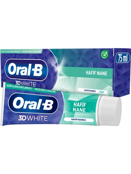Oral-B Pro 3d White Hafif Nane Diş Macunu 75 Ml 3 Adet x 75 Ml