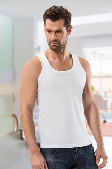 Anıt Erkek Modal Sporcu Atlet 1201 - 3 Adet   Beyaz XL