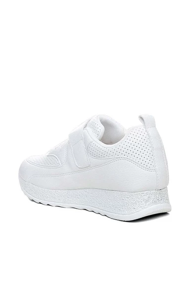 Flet 102 Deri Trend Fashion Kadın Sneakers Ayakkabı - Resim 6