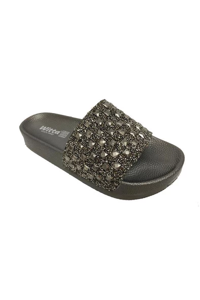 Witta 54111-24 Anatomik Fashıon Taşlı Kadın Terlik - 4