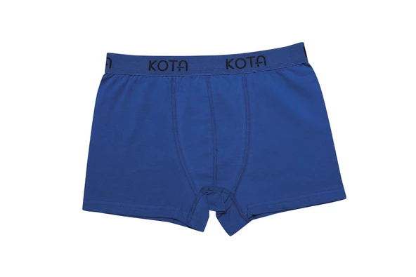 Kota Erkek Likralı Renkli Boxer 1000 - 3 Adet  M Saks Mavi