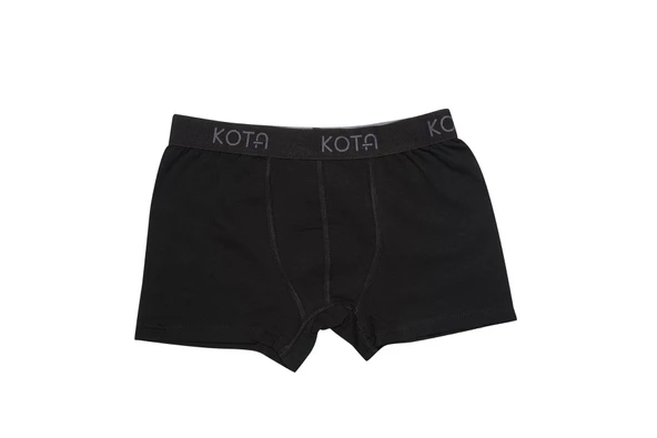 Kota Erkek Likralı Renkli Boxer 1000 - 3 Adet  XL Siyah