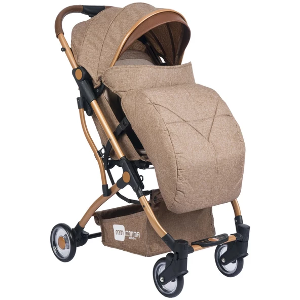 Mimma Baby Drone Kabin Bebek Arabası Gold Siyah - 6