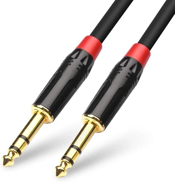 6.3 mm Trs Stereo Erkek-Erkek Kablo 2 metre