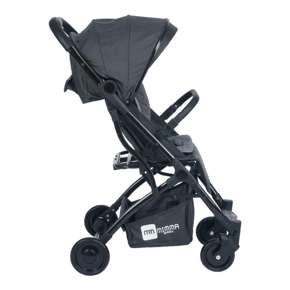 Mimma Baby Drone Kabin Bebek Arabası Siyah Antrasit - 6