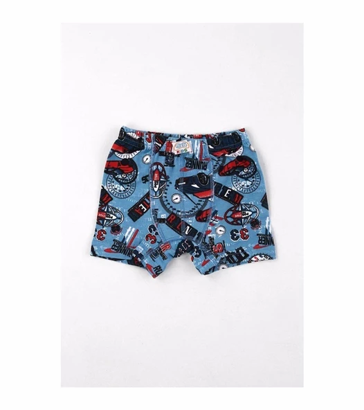 Gümüş Erkek Çocuk Likralı Emprime Desenli Boxer 3089 - 6 Adet  Karışık Renk 5 (9-10 YAŞ) - 2
