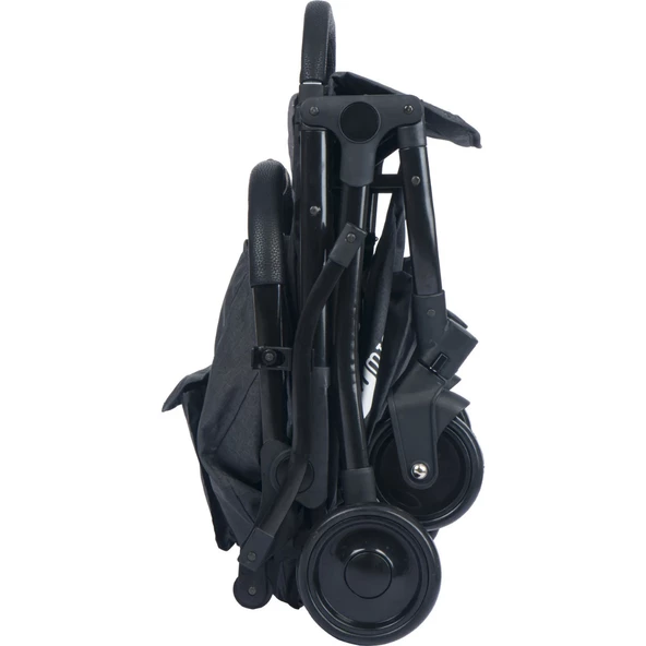 Mimma Baby Drone Kabin Bebek Arabası Siyah Antrasit - 3