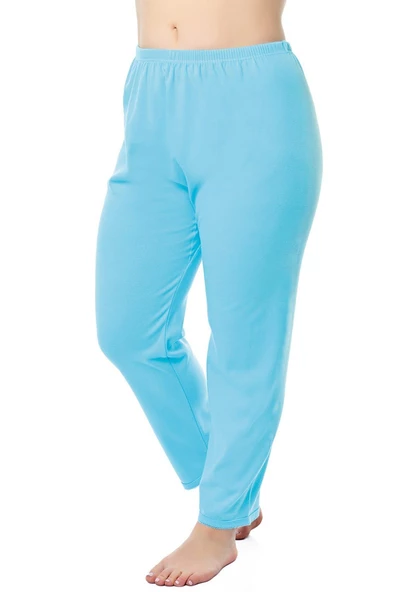 Tutku Kadın Uzun Alt Pijama  Zenne %100 Pamuk -3 Adet  Karışık Renk 3XL