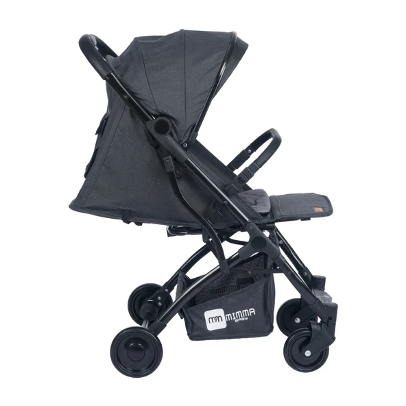Mimma Baby Drone Kabin Bebek Arabası Siyah Gri - 5