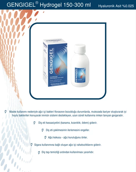 Gengigel Hydrogel Hyaluronic Acid Gargara 150ml - 2