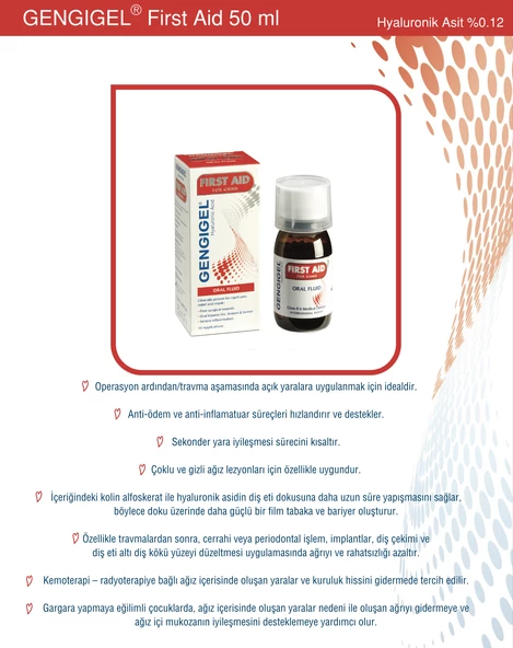 Gengigel First Aid Agız Çalkalama Sıvısı 50 ml - 3