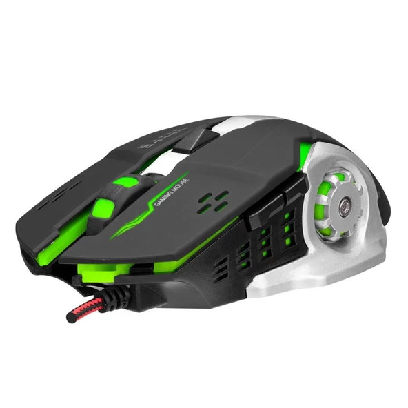 Hytech Hy X9 3600Dpı 6 Button Rgb Legend Siyah Gaming