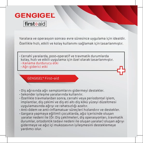 Gengigel First Aid Agız Çalkalama Sıvısı 50 ml - 4