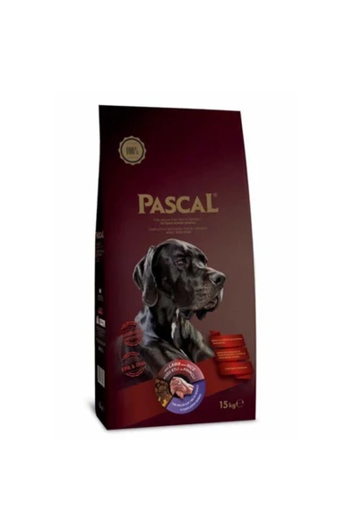 Pascal Kuzu Etli Ve Pirinçli 15 Kg Yetişkin Köpek Maması(SKT.06.2024)