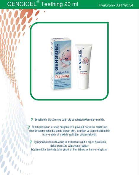 Gengigel Teething Jel Diş Çıkarma Jeli 20 ml - 2