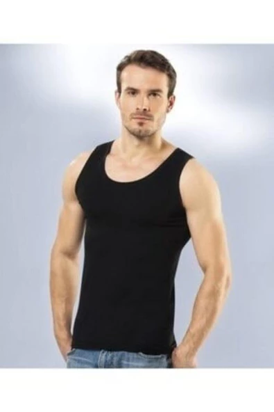 Anıt Erkek Modal Atlet 1200 - 3 Adet  Siyah M - Resim 2