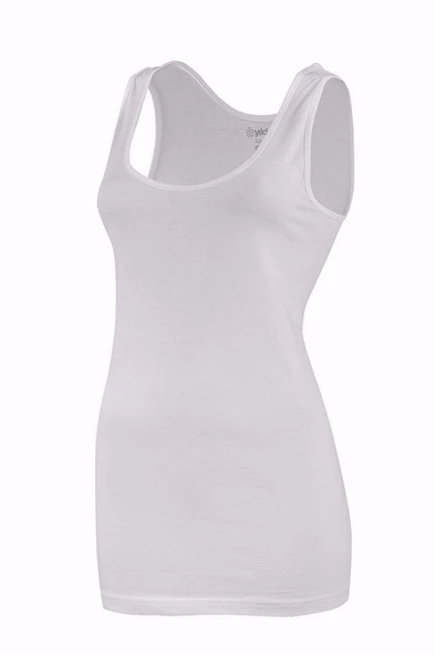 Yıldız Kadın Süper İnce Geniş Askılı Büyük Beden Atlet 3'Lü Paket -2315-2316  Beyaz 2XL - Resim 2