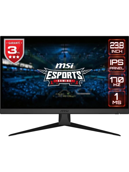 OUTLET MSI G2422 23.8" 1 ms Full HD IPS 170 Hz Oyuncu Monitörü