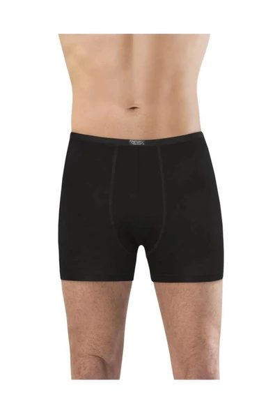 Anıt Erkek İnce Belli Bambu Likralı Boxer 1273 -12 Adet  Siyah M