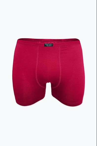 Anıt Erkek İnce Belli Bambu Likralı Boxer 1273 -12 Adet  Bordo 2XL - 3