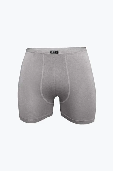 Anıt Erkek İnce Belli Bambu Likralı Boxer 1273 -12 Adet  L Gri - Resim 10
