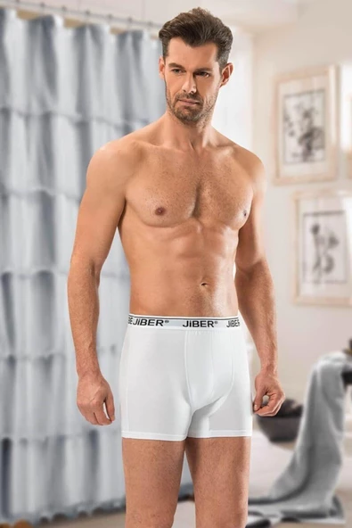 Jiber Erkek Likralı Boxer 3'lü Paket - 156  2XL Karışık Renk