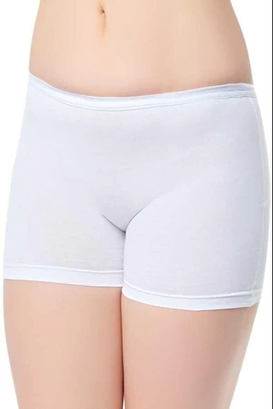 Tutku Kadın Likralı Pantolon Külodu 0154 - 6 Adet  Beyaz XL