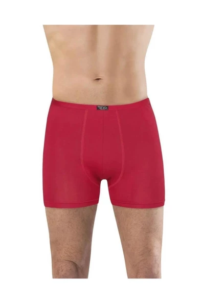 Anıt Erkek İnce Belli Bambu Likralı Boxer 1273 -12 Adet  Bordo 2XL - 4