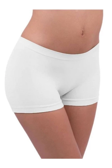 Elite Life Kadın Dikişsiz Boxer 3'Lü Paket - 830  Beyaz S - M ürün görseli 1