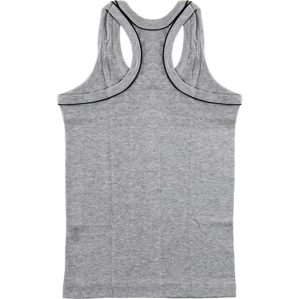 TUTKU 0130 ERKEK ÇOCUK SPOR ATLET 6 Adet  Gri 5 (9-10 YAŞ) - 2