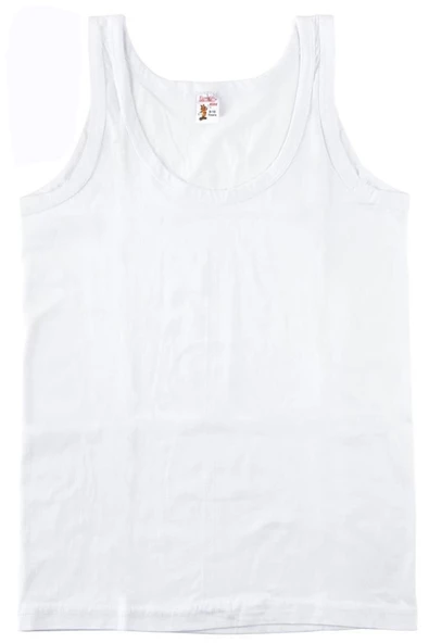 Namaldı Erkek Çocuk Ribana Renk'li Askılı  Atlet 3 Adet  -307  Beyaz 6-8 Yaş ürün görseli